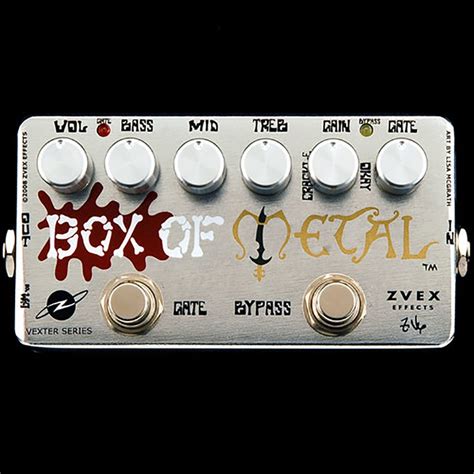 zvex vexter box of metal distortion|ZVex Effects Vexter Box of Metal Distortion Guitar Effects Pedal.